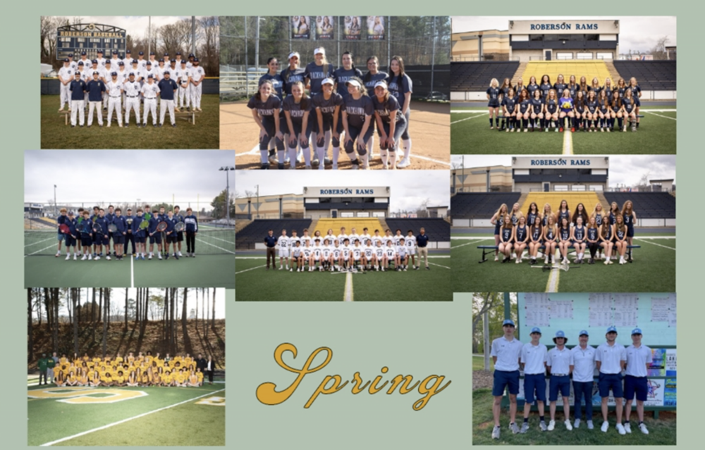 Pictures of multiple sports teams in a collage