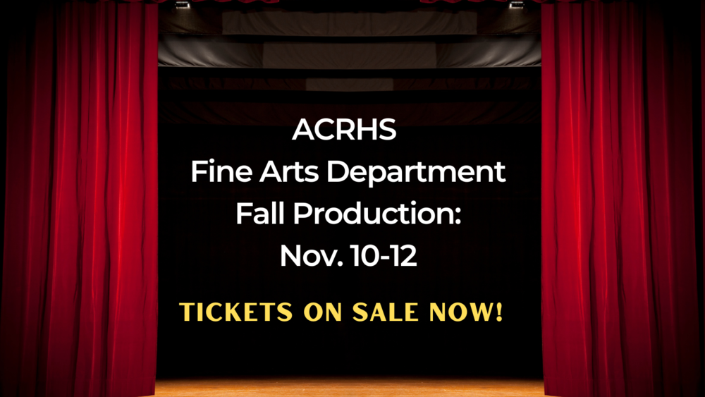 image of play poster with image of a woman's eyes, next to performance dates and a QR code to purchase tickets. 