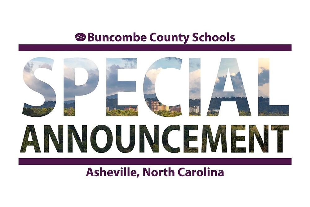Buncombe County Schools Special Announcement