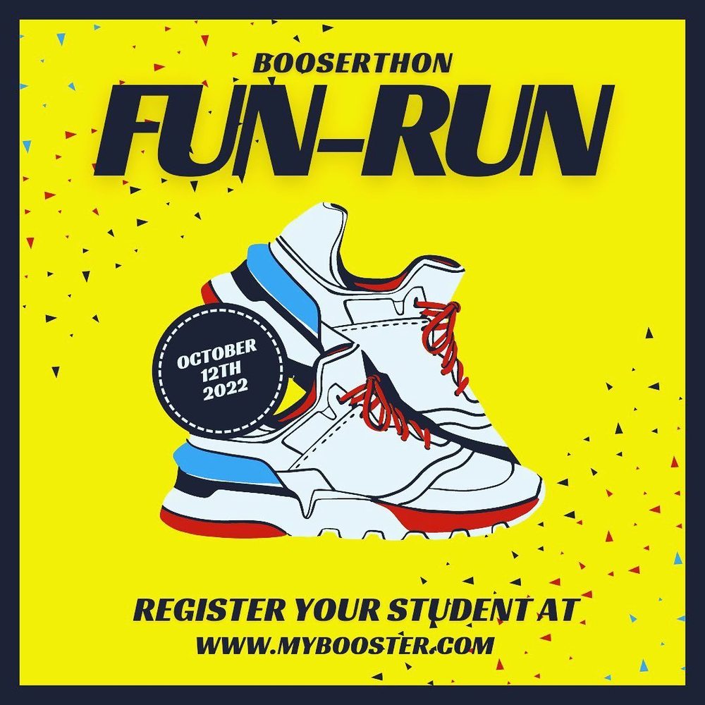 shoes with text that says fun run  october 19