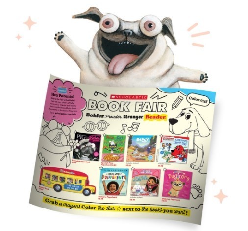 Book Fair Advertisement with Dog