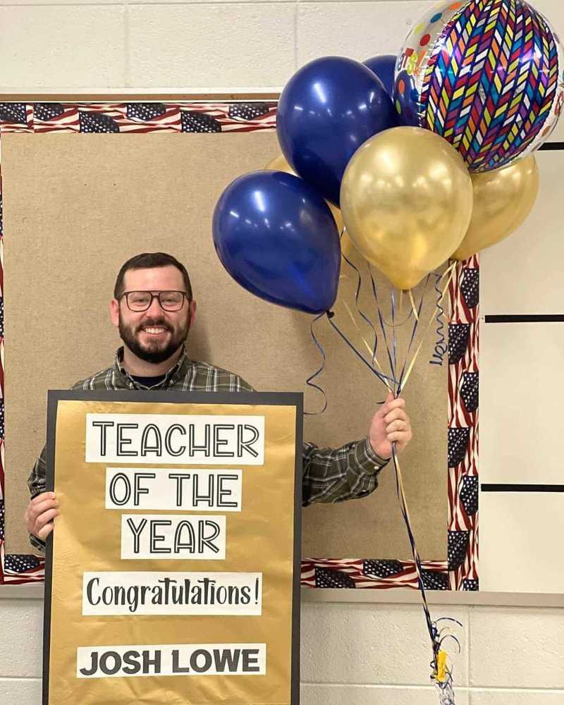 Josh Lowe, Teacher of the Year