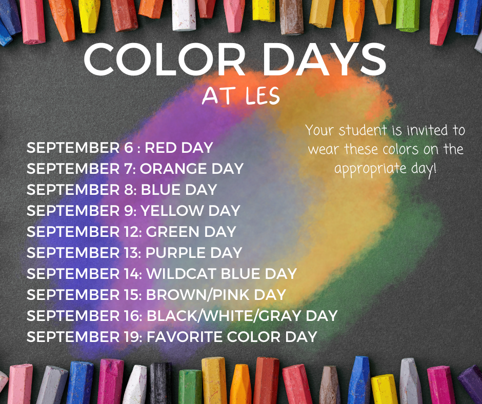 Color Days at Leicester Elementary