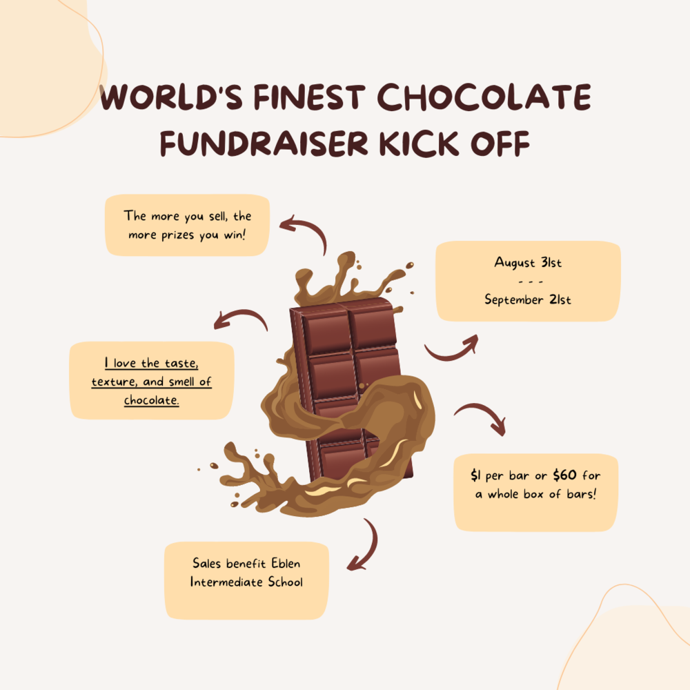 Chocolate Fundraiser Kick Off