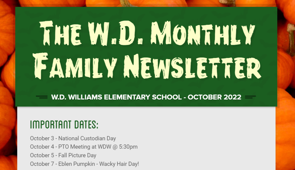 WD Family News Oct