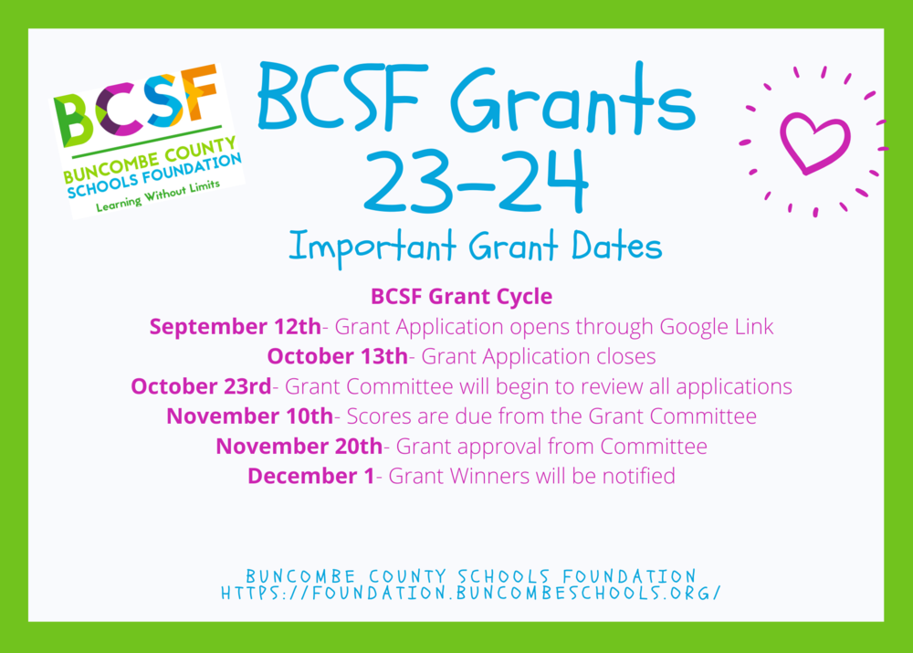 BCSF Grants