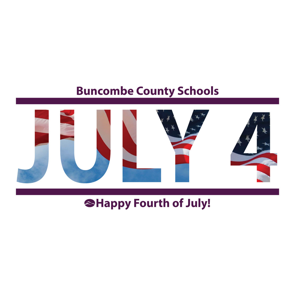 Happy Fourth of July from Buncombe County Schools!