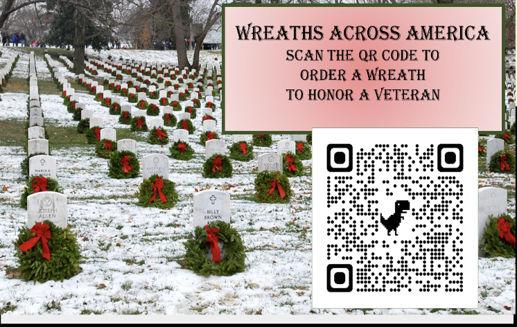 Wreaths on Veterans graves pic 