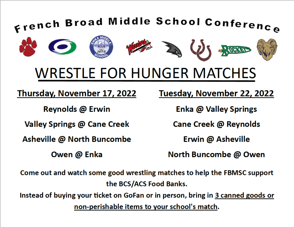 Wrestle for Hunger Matches