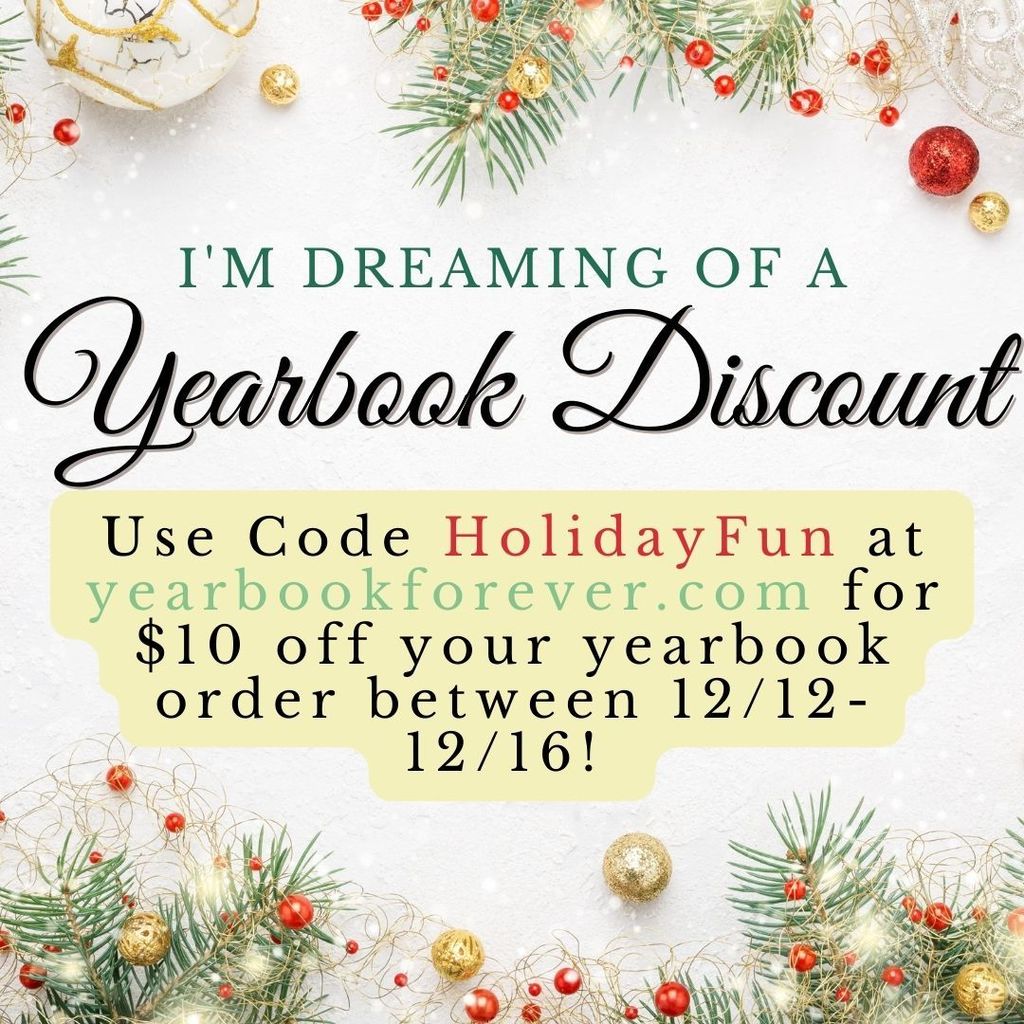 Yearbook Discount information