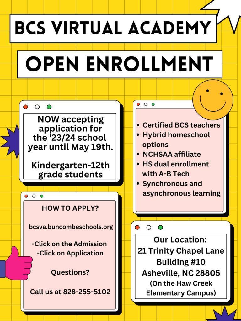 open enrollment!