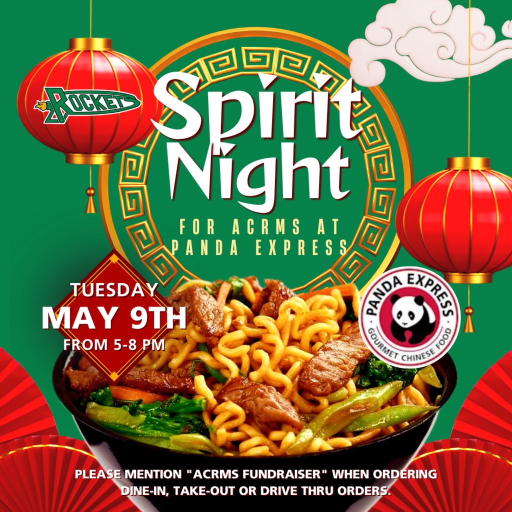 Spirit Night for ACRMS at Panda Express