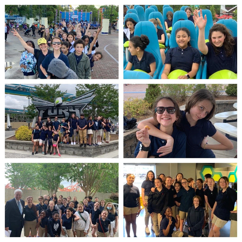 Photo Collage of Koontz Chorus at Carowinds