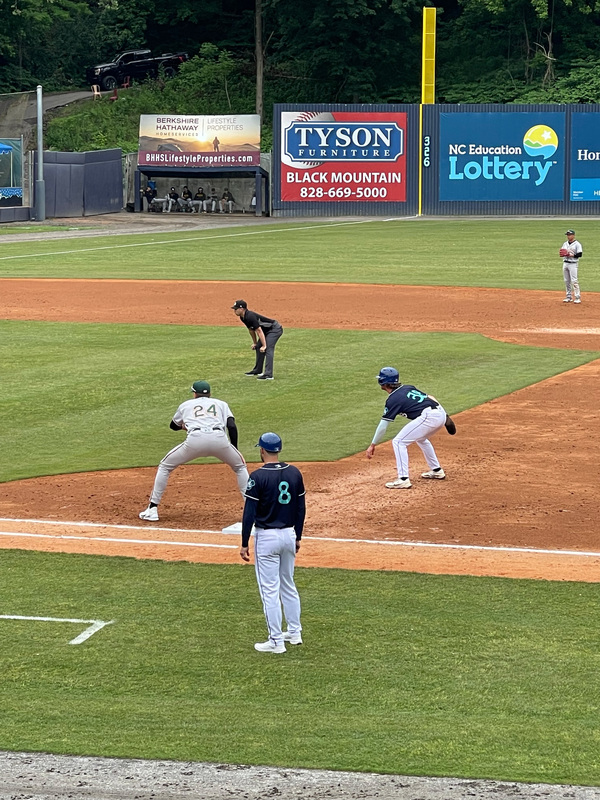 The Asheville Tourists game against Greensboro. 