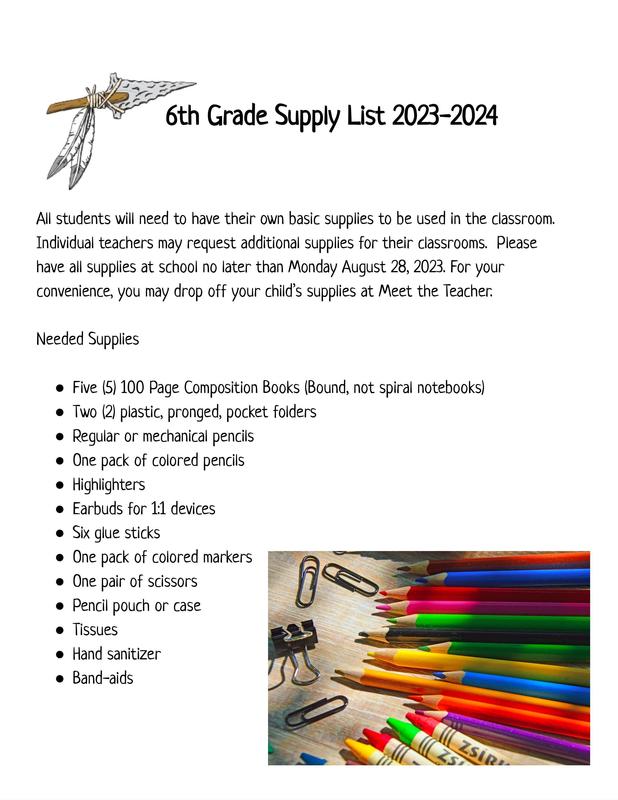 What School Supplies Do I Need For 6th Grade?