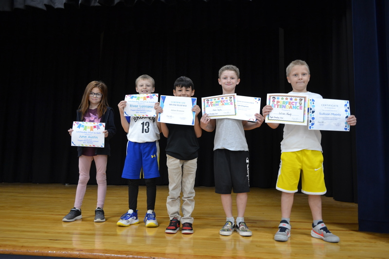 First nine weeks awards day pisgah elementary